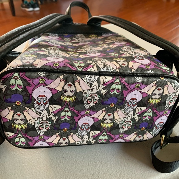 Disney Loungefly AOP Villians Mini Backpack - Picture 3 of 5